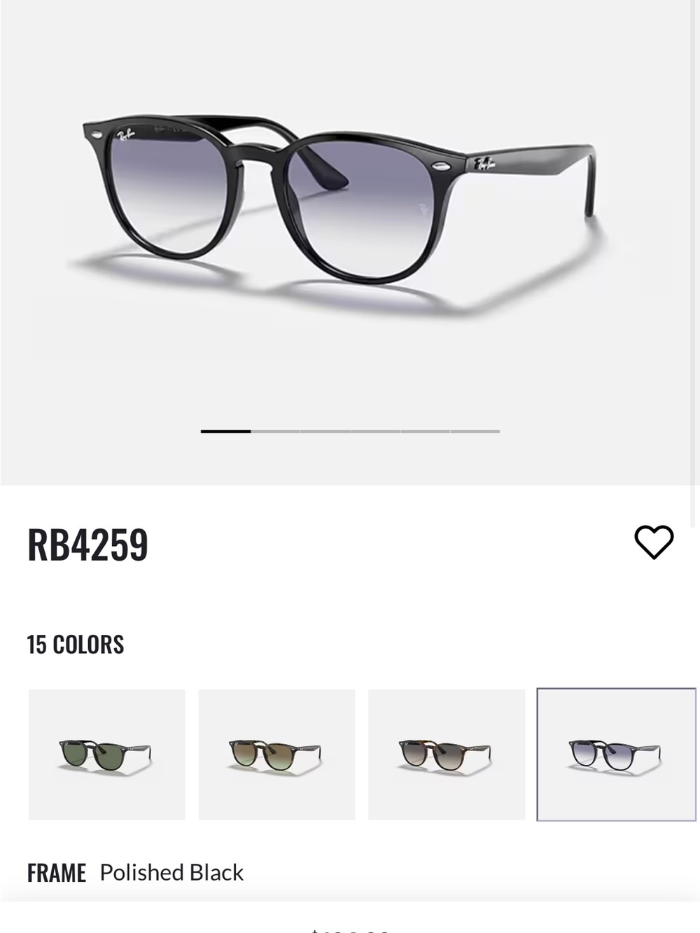 Ray-Ban RB4259 Sunglasses - Picture 5 of 5